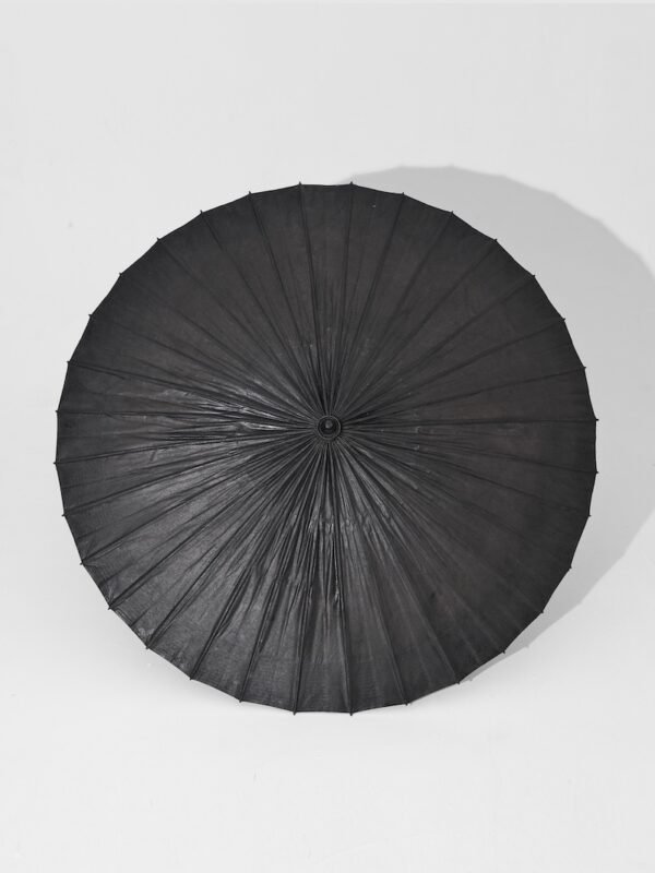 Black Calligraphy Oil - paper Umbrella: A Blend of Tradition and Creativity - immagine 5